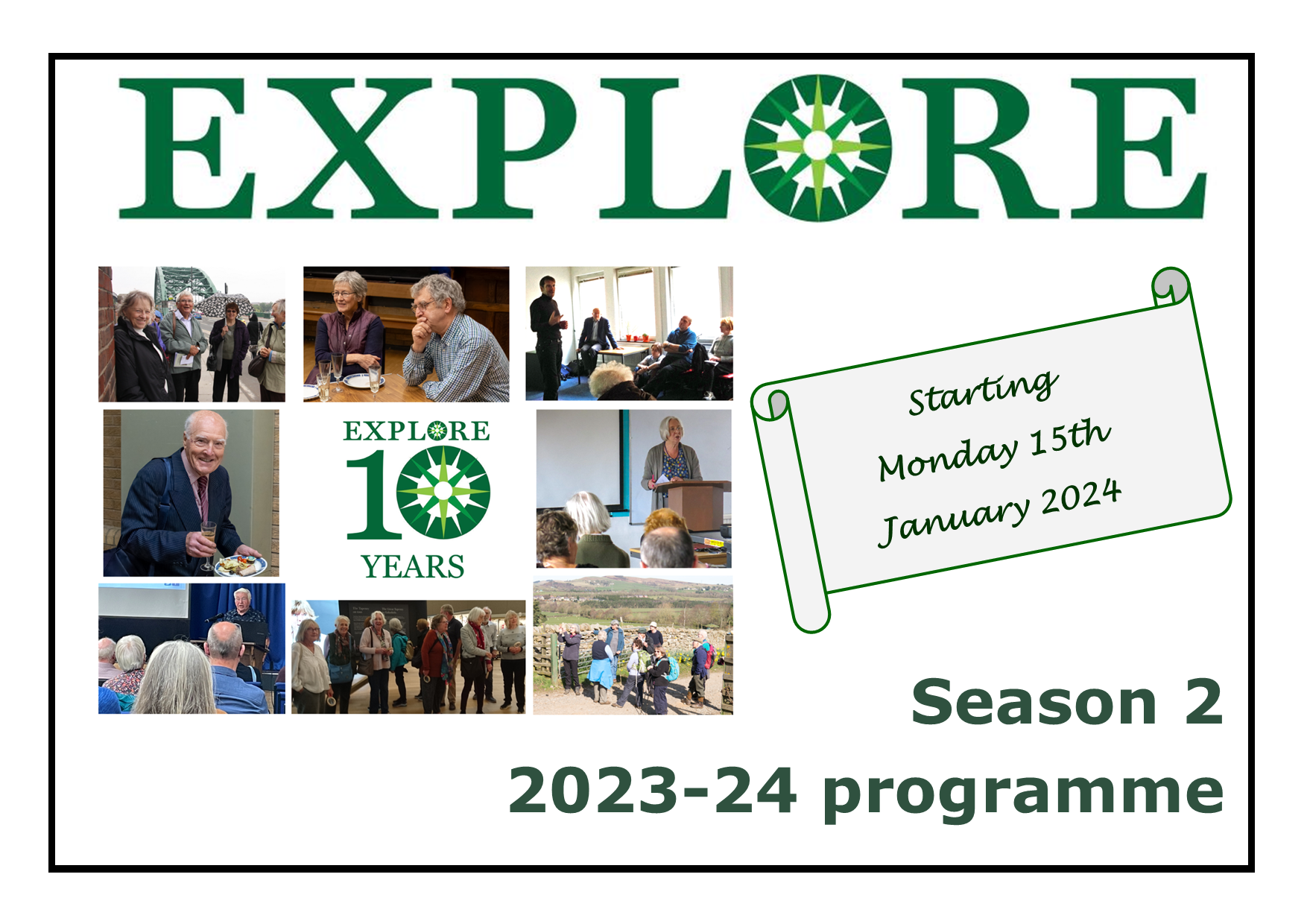 Click on cover image to download the programme Explore lifelong learning 2023 Season 2 2023-24 programme adult education
