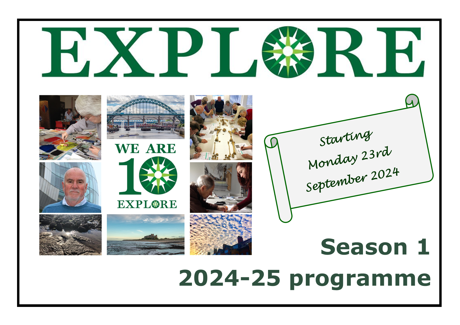 Click on cover image to download the programme Explore lifelong learning 2024 Season 1 2024-25 programme adult education