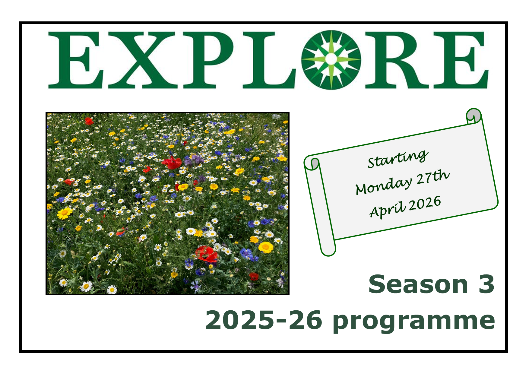 Click on cover image to download the programme Explore lifelong learning 2025 Season 3 2025-26 programme adult education