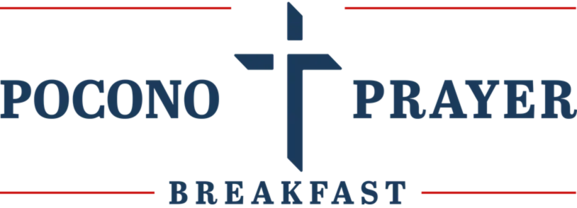 Blue and Red Pocono Prayer Breakfast Logo