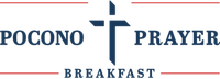 Blue and Red Pocono Prayer Breakfast Logo