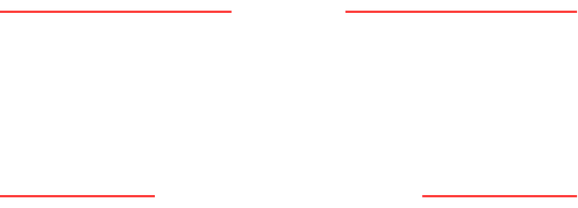 There are two red lines on a white background.