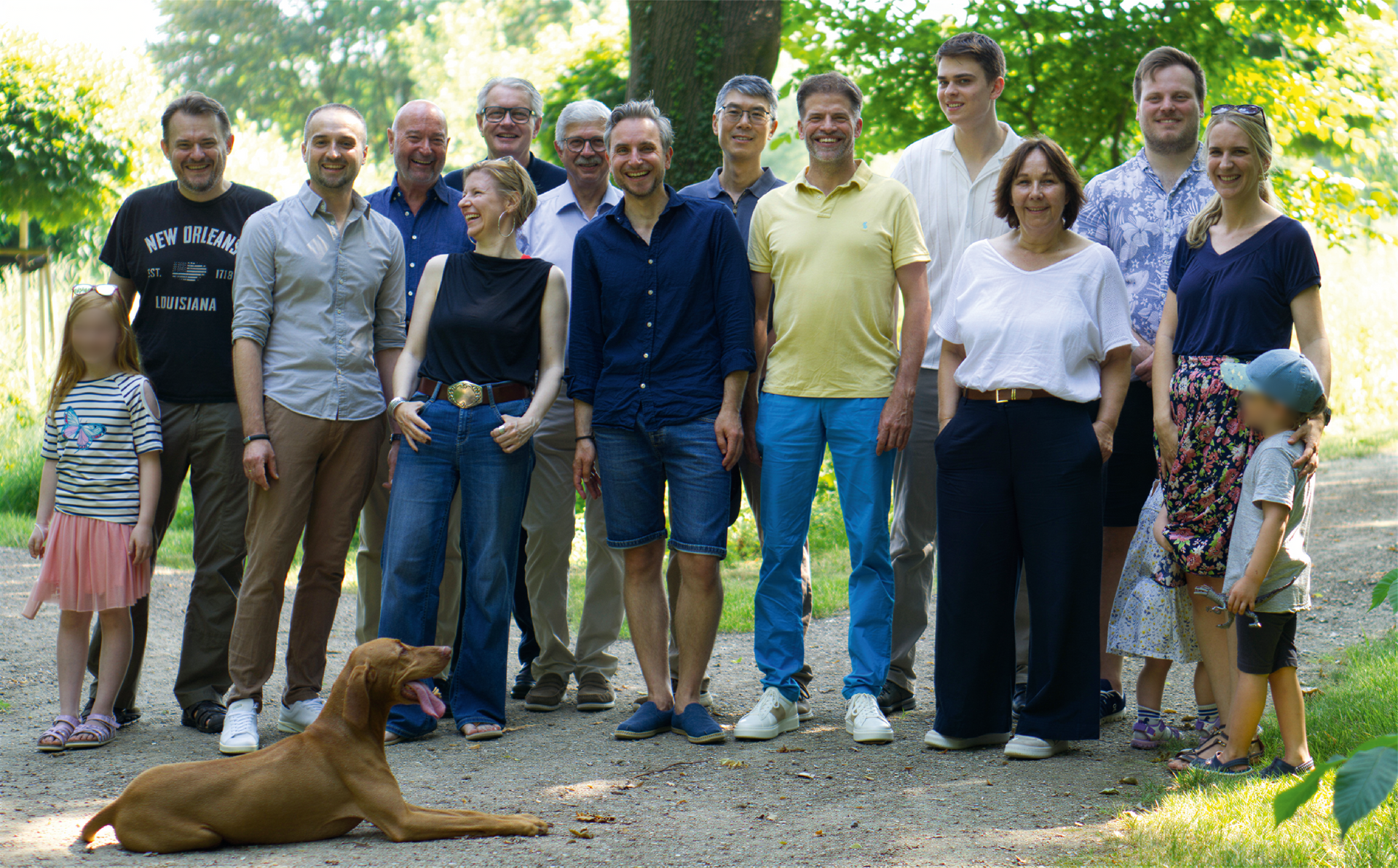Gruppenbild im Kurpark