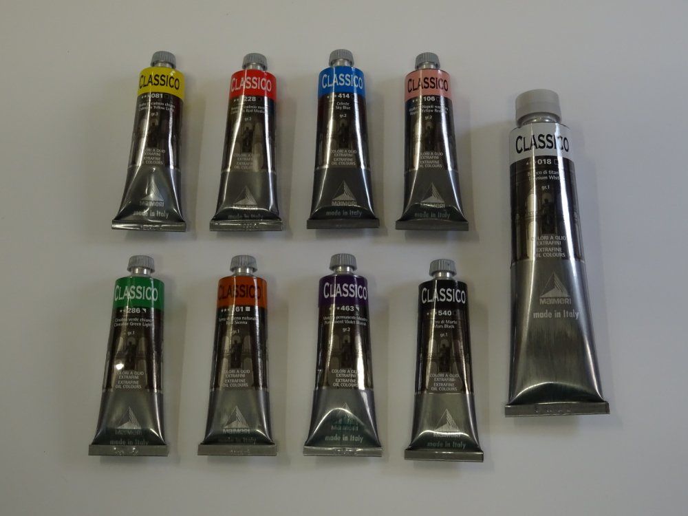 colori ad olio