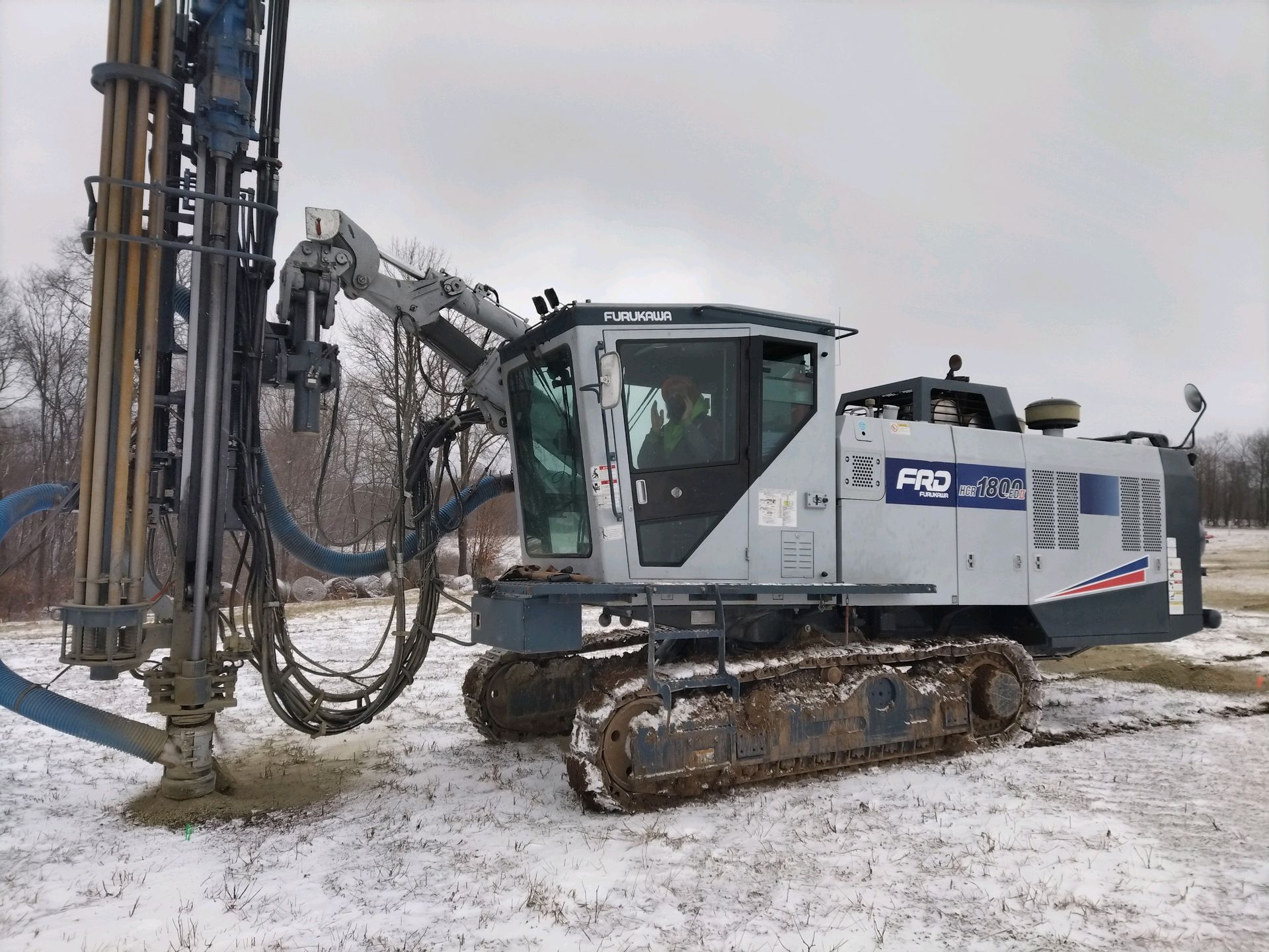 a large machine with the word ags on it