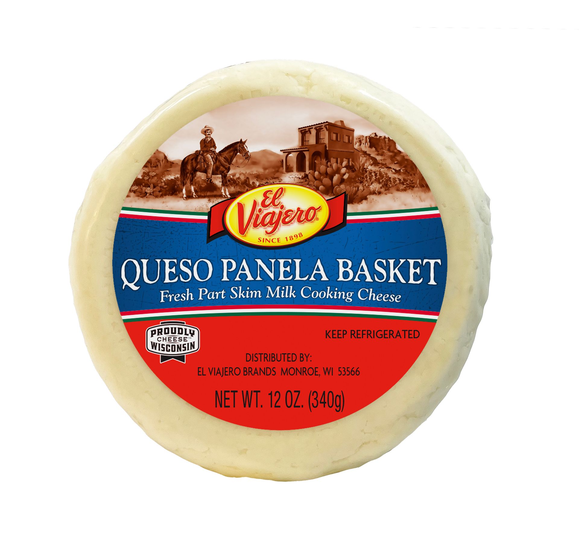 El Viajero's Queso Panela Fresh, White, Mexican Cottage Cheese