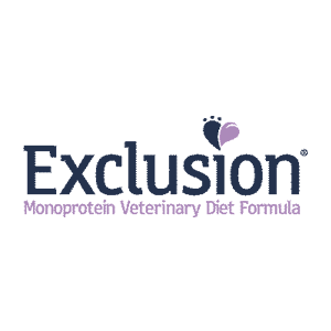 Logo del marchio Exclusion con il testo