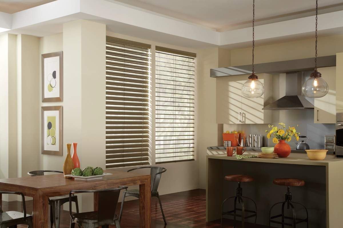Low-Maintenance Blinds for Homes, Hunter Douglas Modern Precious Metals® Mini Blinds near Florence, Kentucky (KY)