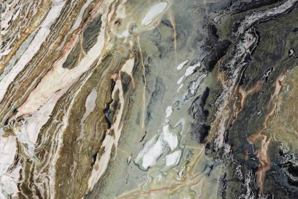 A close up of a marble texture that looks like a painting.