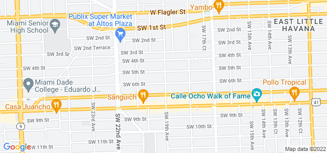 Map of business location