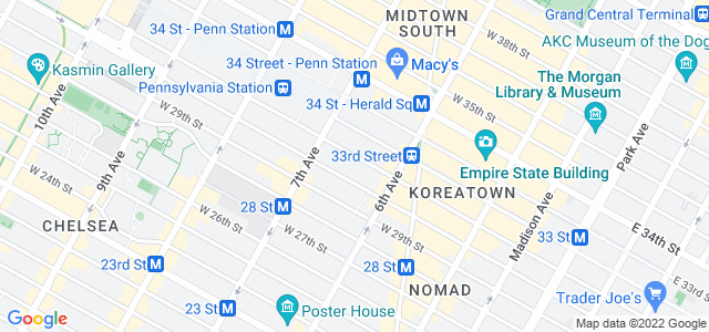 Map of business location