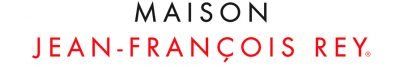 MAISON JEAN-FRANÇOIS REY. Logo texte rouge et noir.