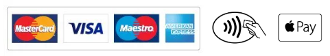 VISA AMEX logos