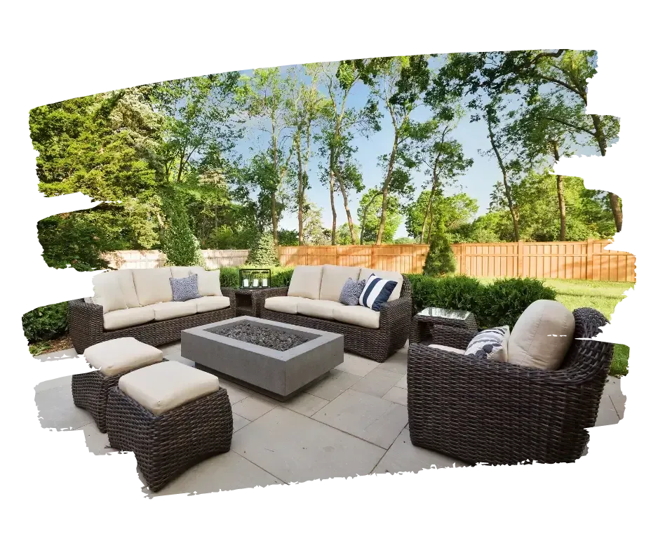 Concrete patio in san antonio