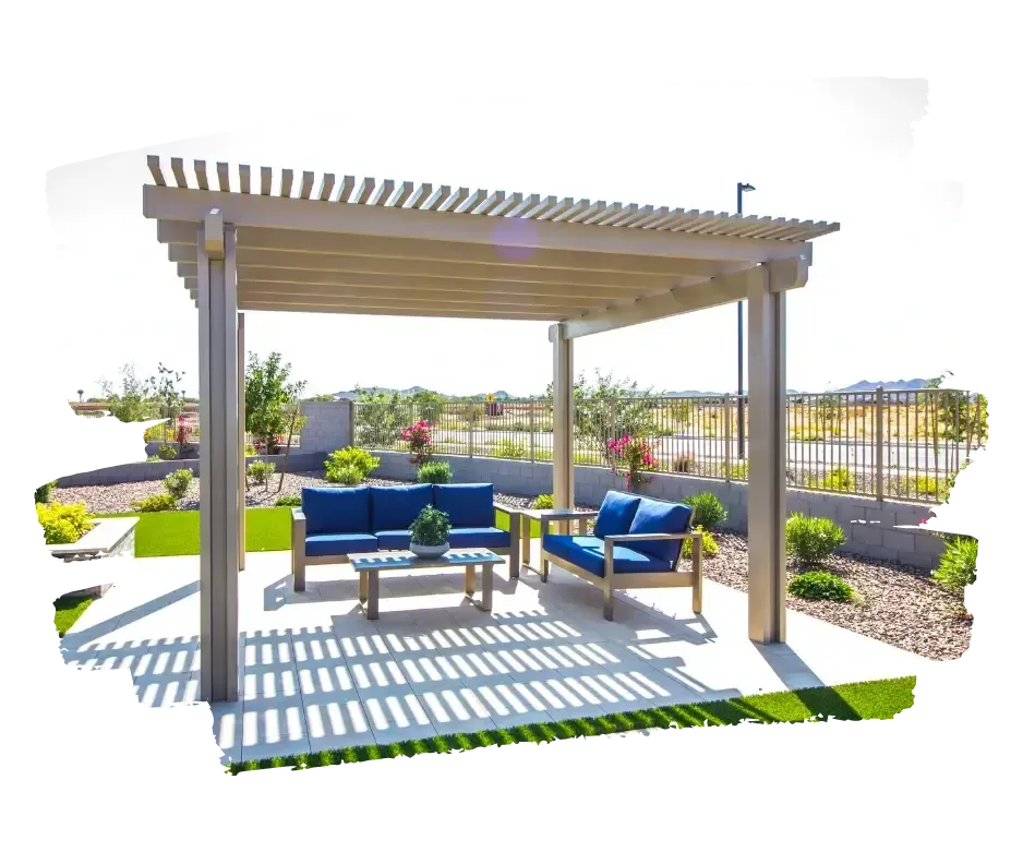 Covered patio in san antonio