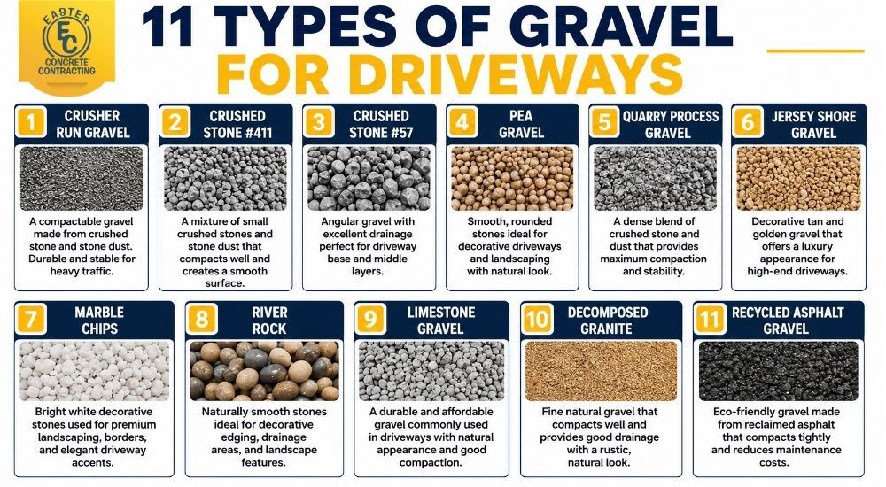 Different Types of Gravel For Driveways