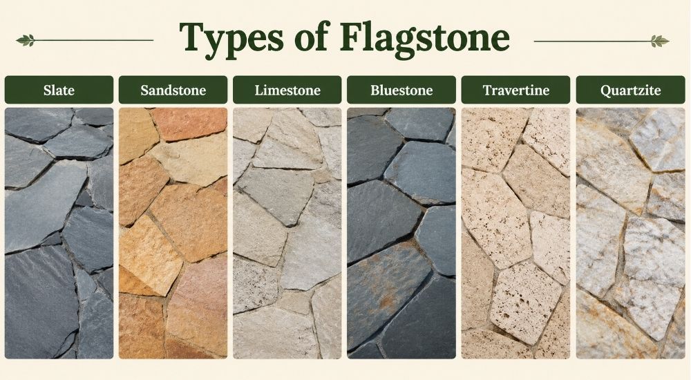 Types of Flagstone