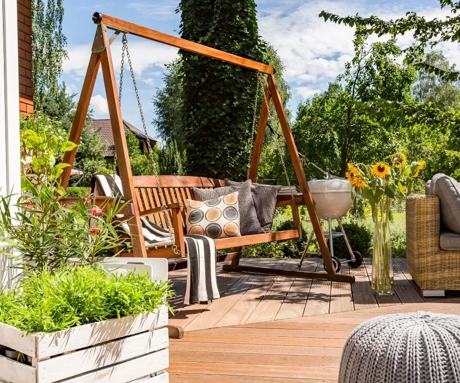 Patio installation