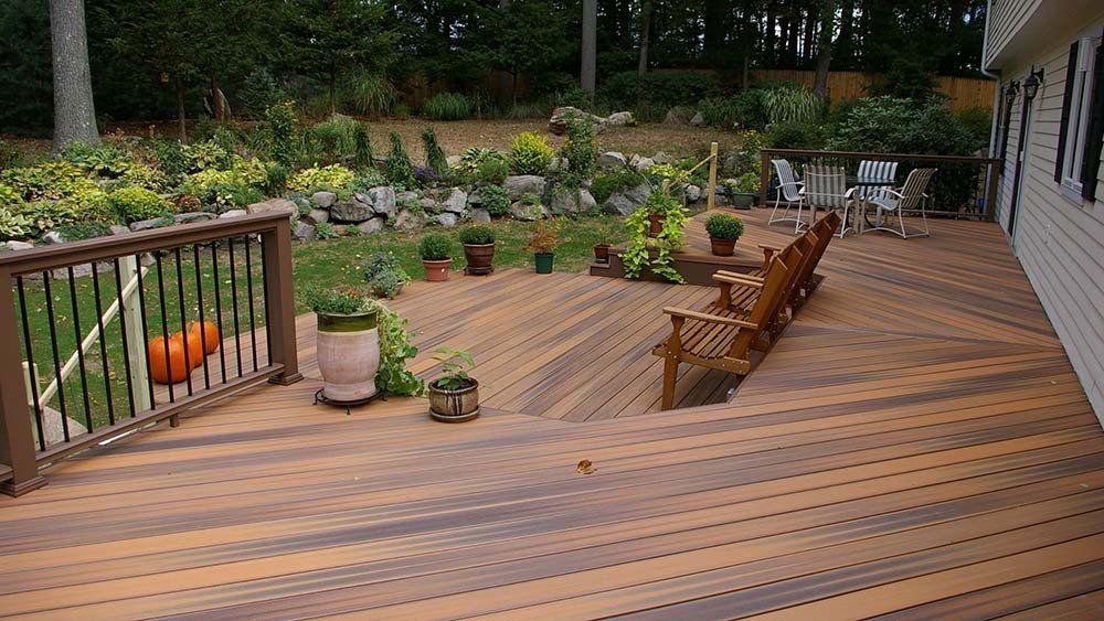 Wood patio