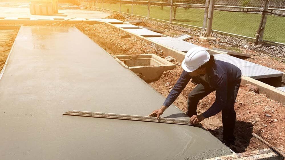 Concrete foundation