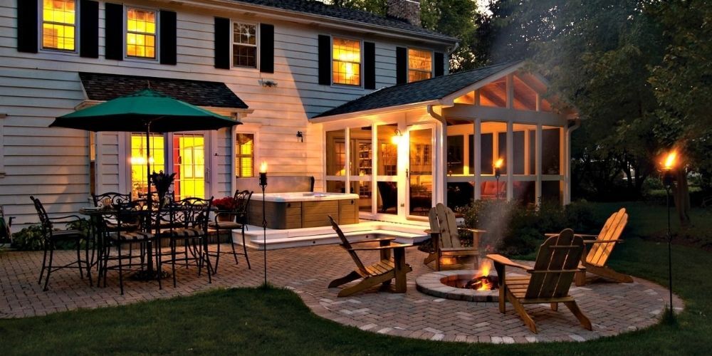outdoor living space