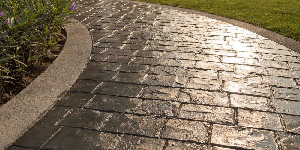 Stamped concrete