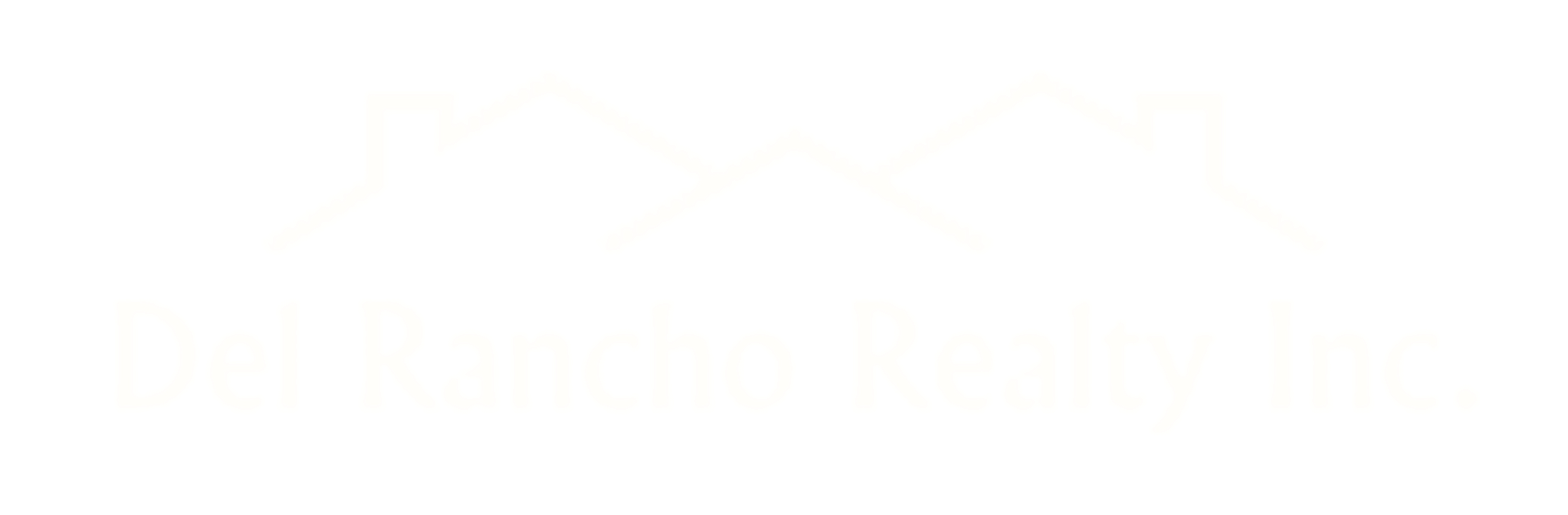 Del Rancho Realty Logo - footer, go to homepage