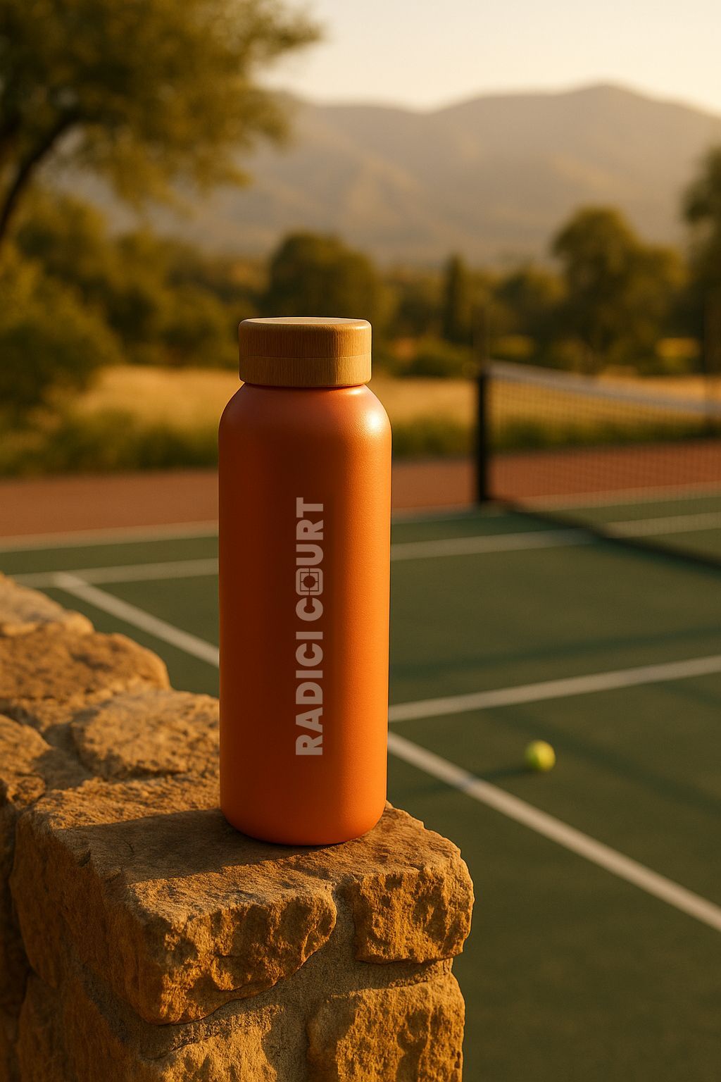 RADICI COURT Thermo Steel Bottle – Bamboo Cap