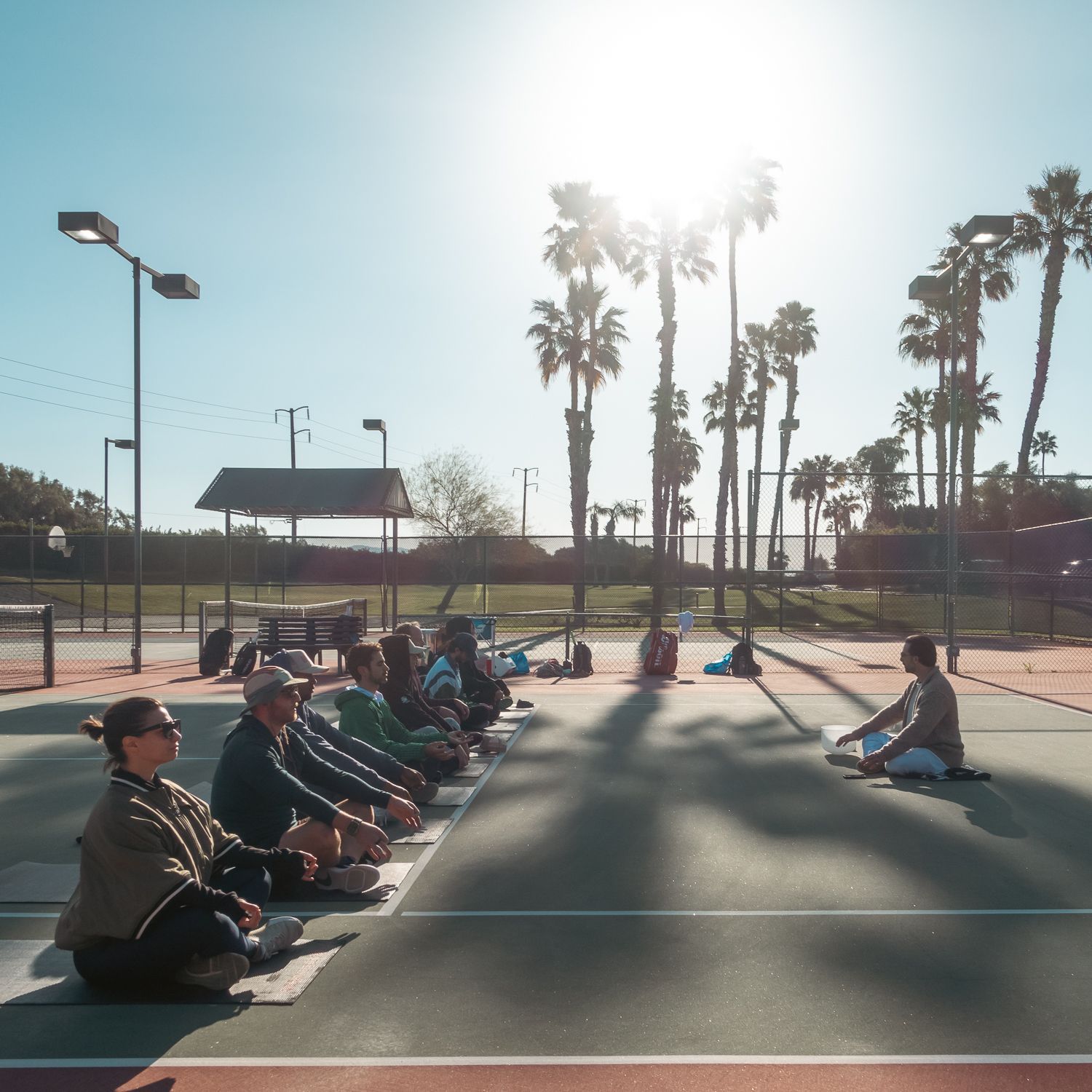Radici Court Yoga tennis and meditation