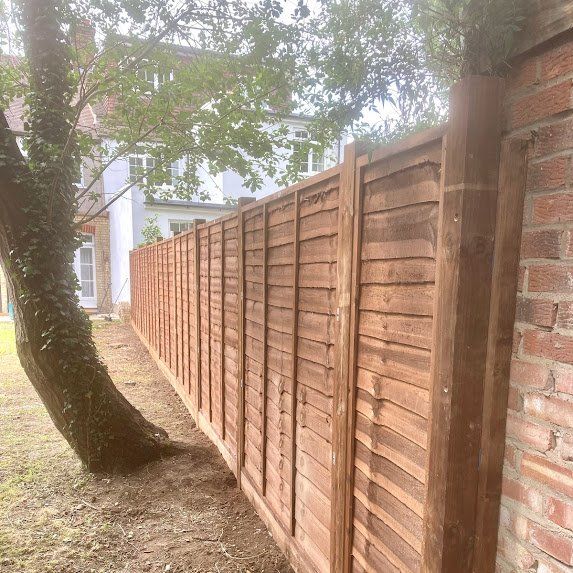 Overlap panel fencing
