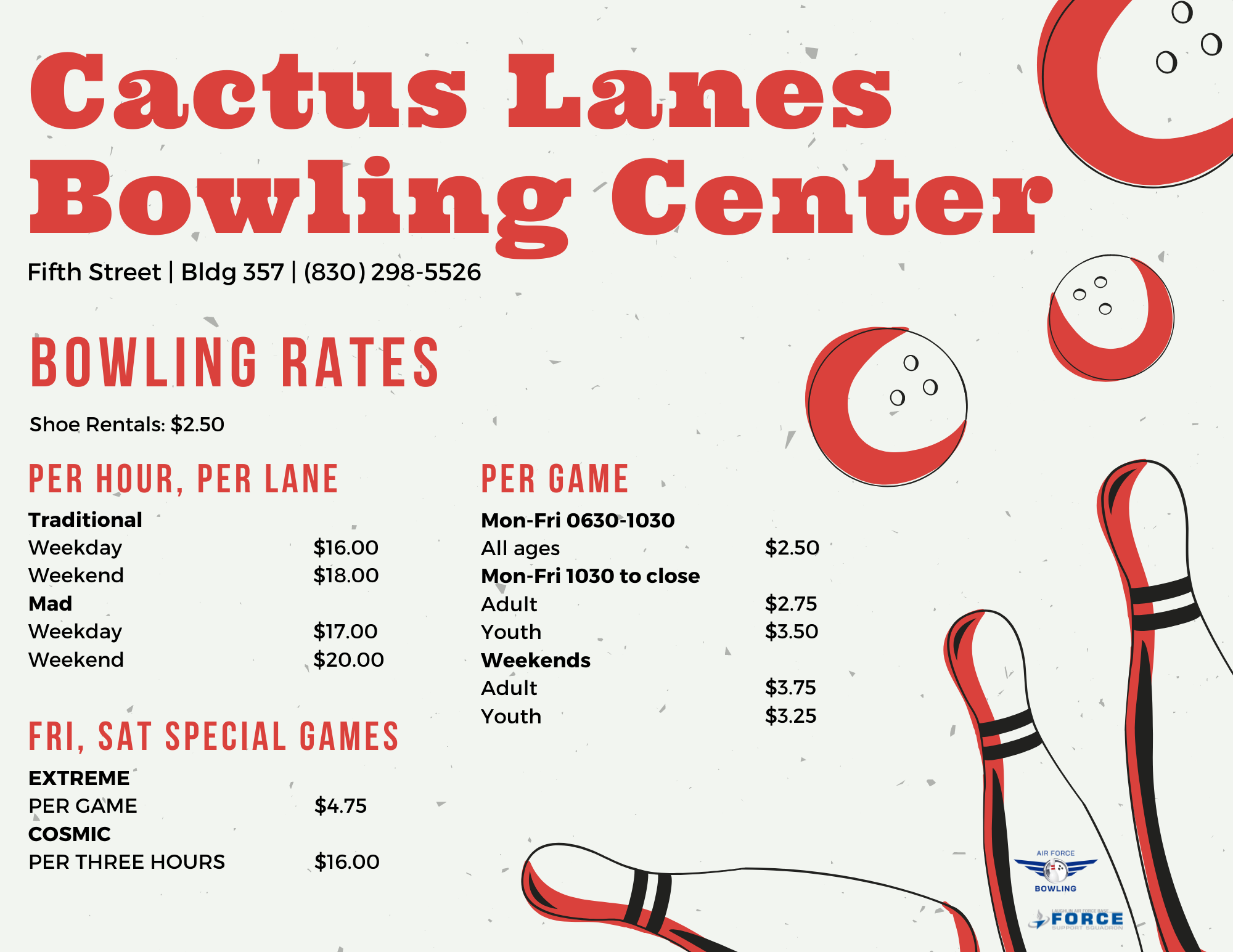 Cactus Lanes Bowling Center Cactus Lanes Bowling Center