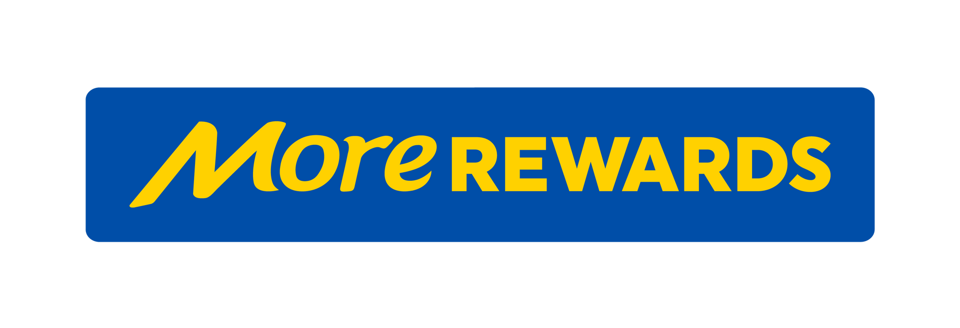 Blue “More Rewards” banner with yellow text and swoosh logo