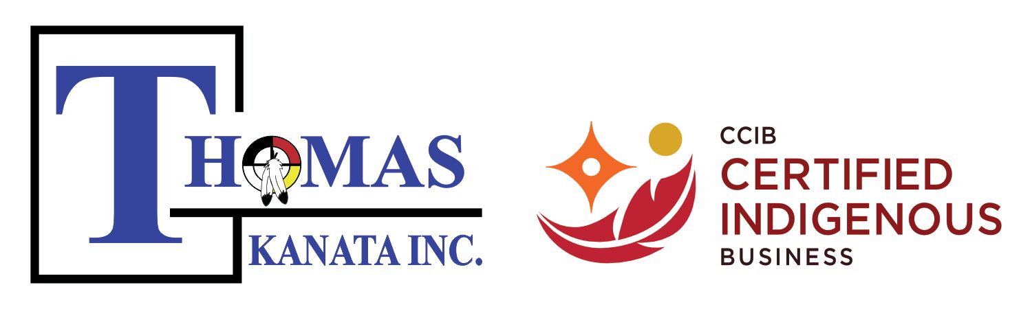 Thomas Kanata Inc. logo with CCB Certified Indigenous Business emblem
