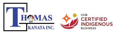Thomas Kanata Inc. logo with CCB Certified Indigenous Business emblem