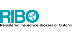 RIB logo: teal letters spelling RIBO with a flower, below reads