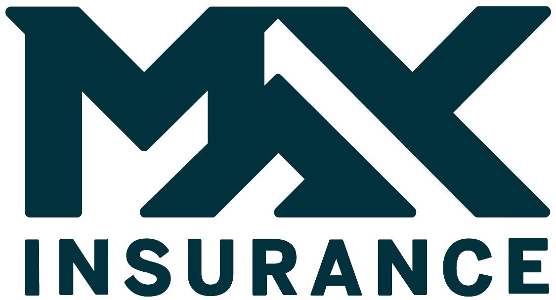 MX Insurance logo: Dark teal