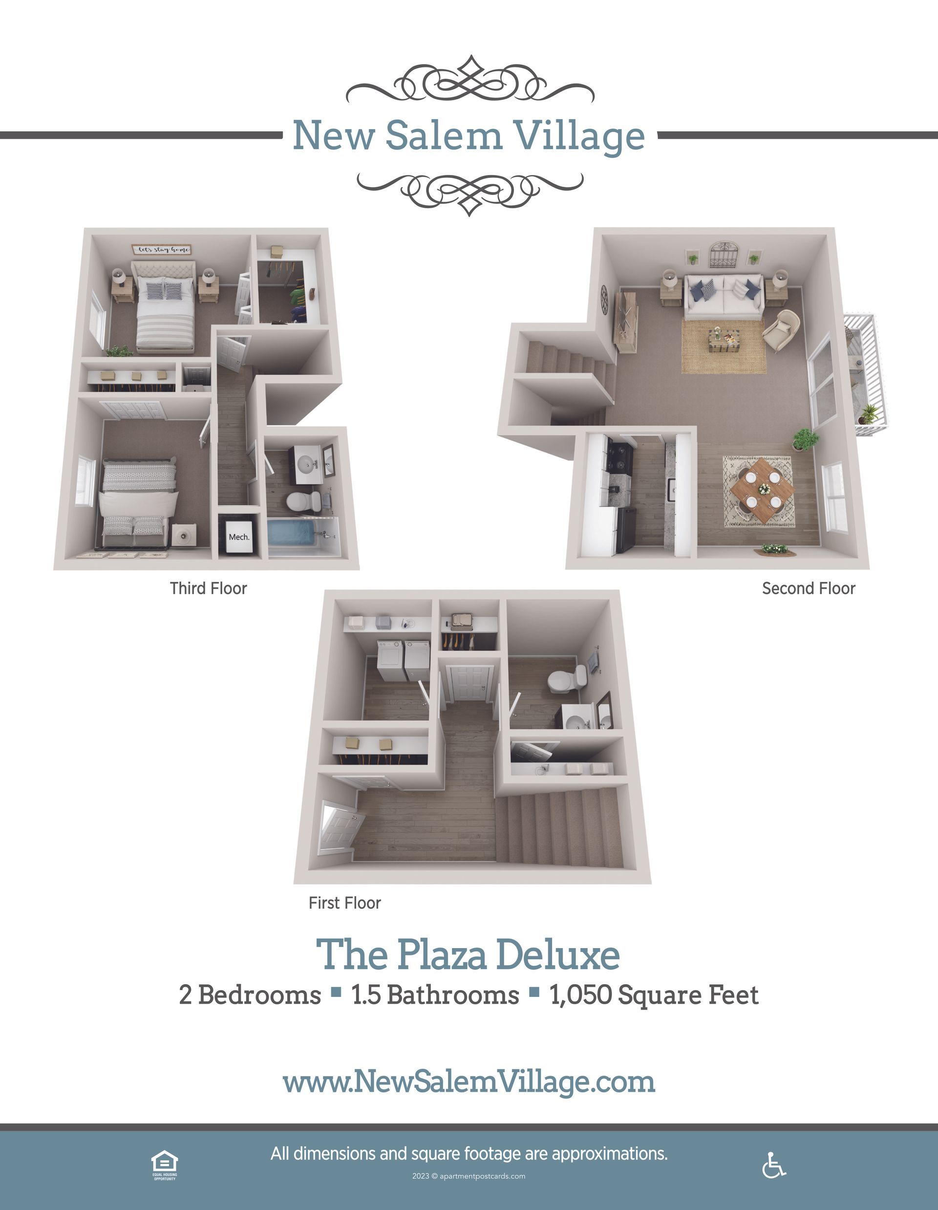 The Plaza Deluxe Floor Plan