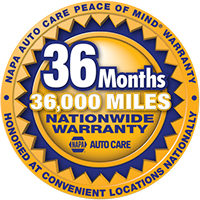 36 Months 36,000 Nationwide Warranty NAPA Auto Care | Key Diesel and Auto Service