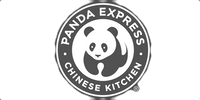 Panda Express Chinese Kitchen logo with a panda face in a circular black-and-white seal