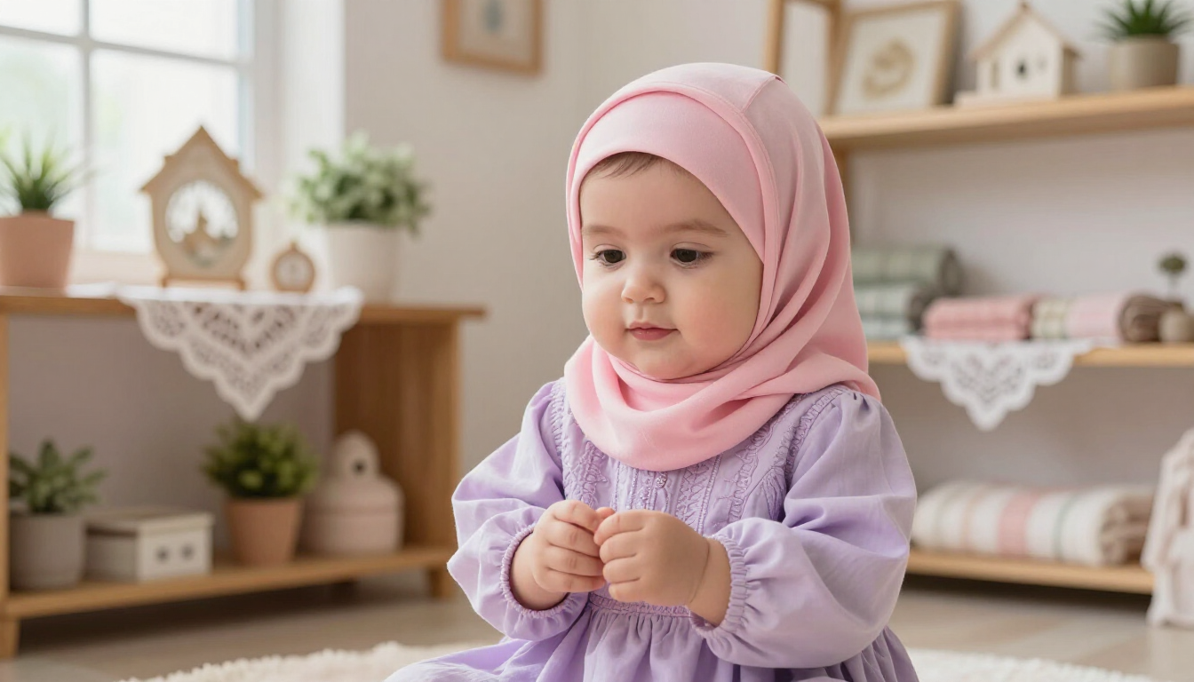 Infant Abayas and Hijabs