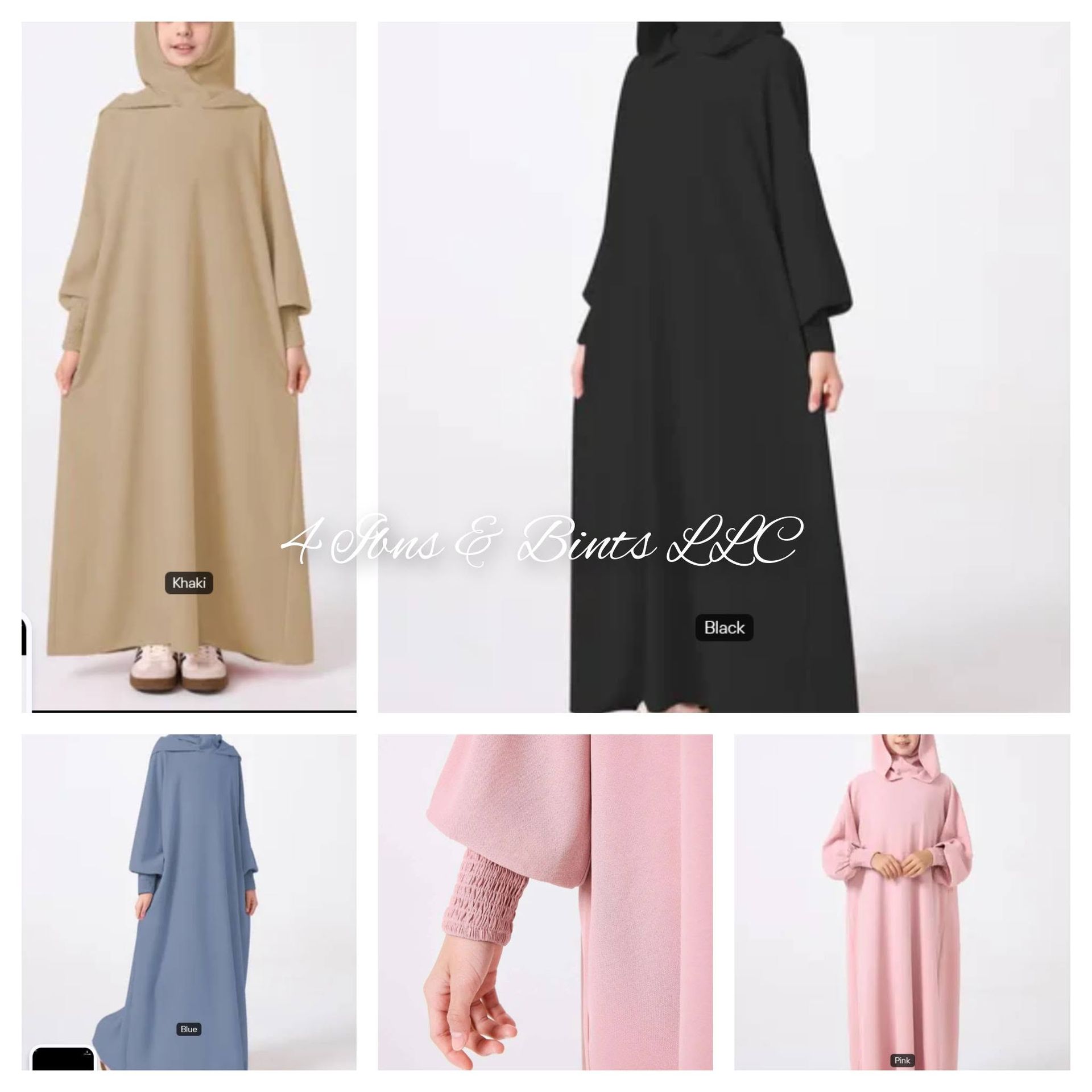 Prayer Garments/ Hooded Abayas
