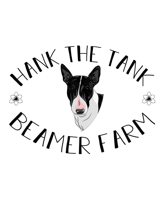 Hank the Tank logo for Beamer Farm