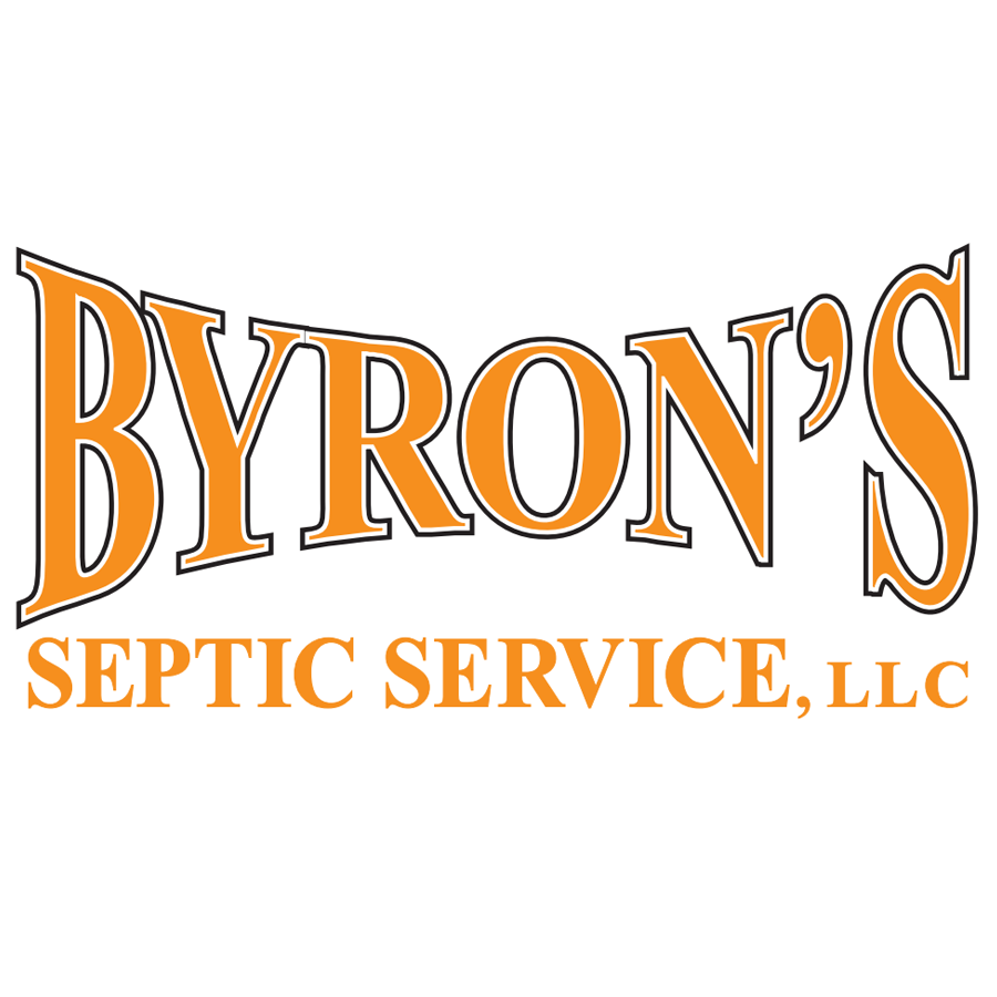 Byron’s Septic Service, LLC logo in orange and white text