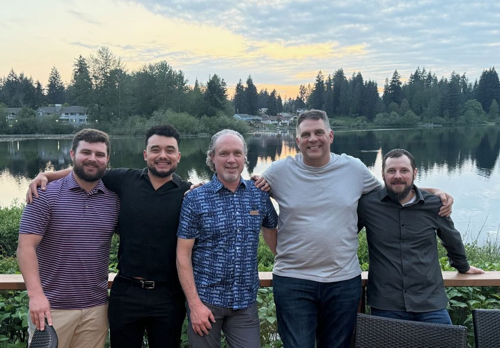 Garage Tech team at a company event