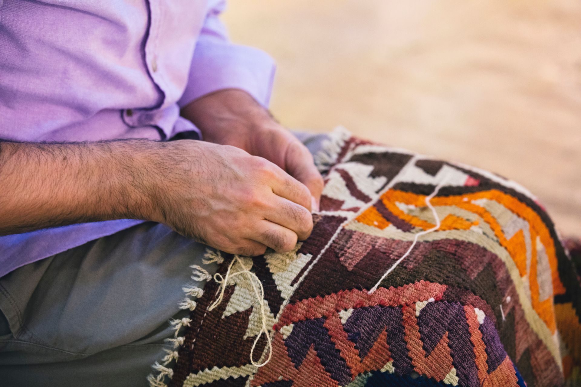 Repairing Carpet — Madison, WI — Gulesserian’s Oriental Rug Sales & Service