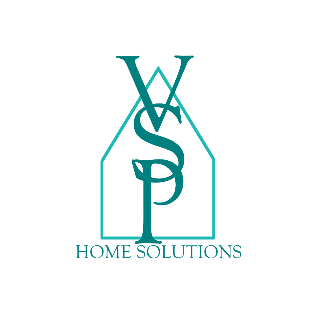 Logo for WSP Home Solutions: teal letters 