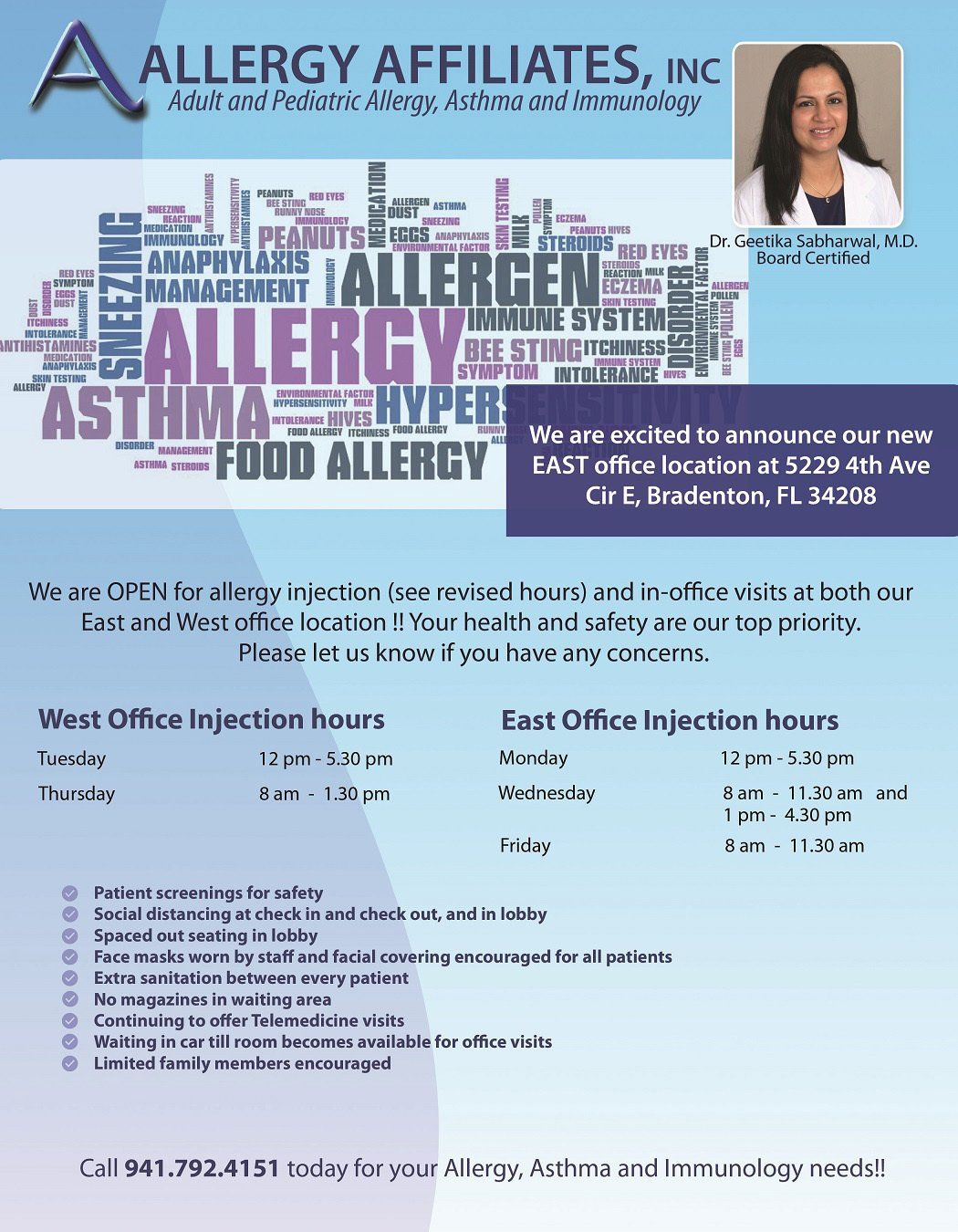 Allergy Affiliates - covid 19 policy