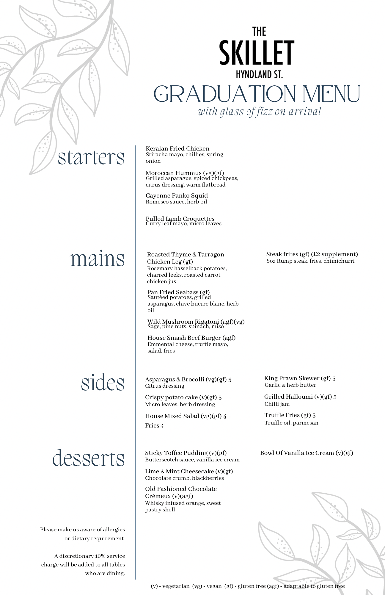 The Skillet Restaurant Glasgow Westend Wine Cocktails Book