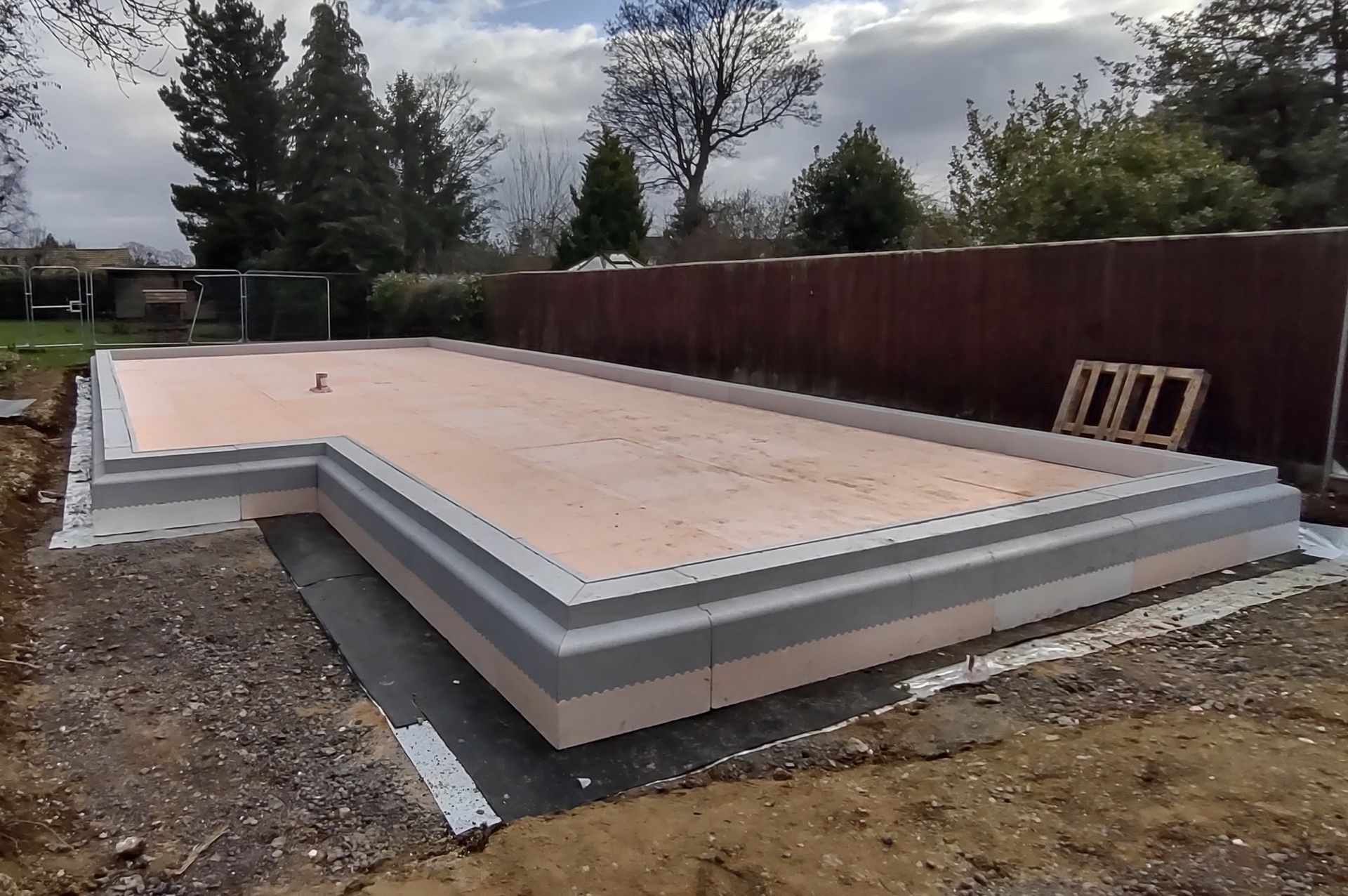Isoquick, the insulated raft foundation
