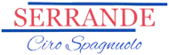 Logo di Serrande Ciro Spagnuolo con scritte rosse e blu su sfondo bianco.